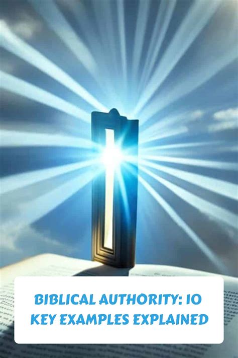 definition of authority in the bible.